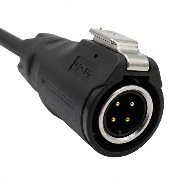 CPAHR4P09 Warrior T1000 Wired Wander Lead Remote 4 Pin Metal Plug - Detail View