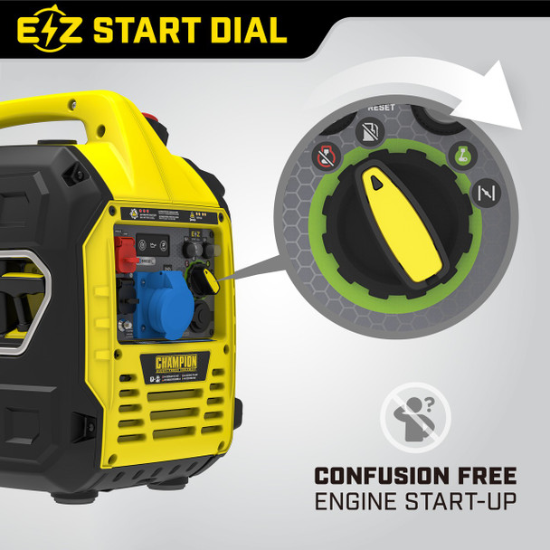 Champion 93001i Mighty Atom Fusion 3000W Petrol Inverter Generator