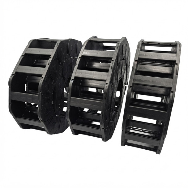 CFX9050-3M Tracking Chain 90mm x 50mm x 3m inc Brackets Recovery and Winch - Front View