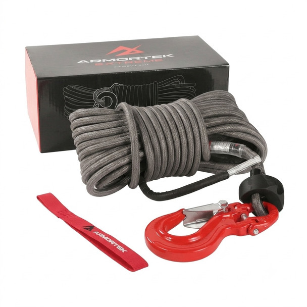 ARM-ER14-20 Armortek Extreme Synthetic Rope 14mm x 20m Recovery and Winch - Front View
