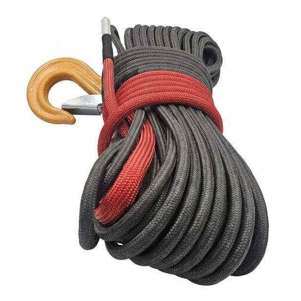 CPAHW3348 Armortek  Synthetic Winch Cable Recovery and Winch - Side View