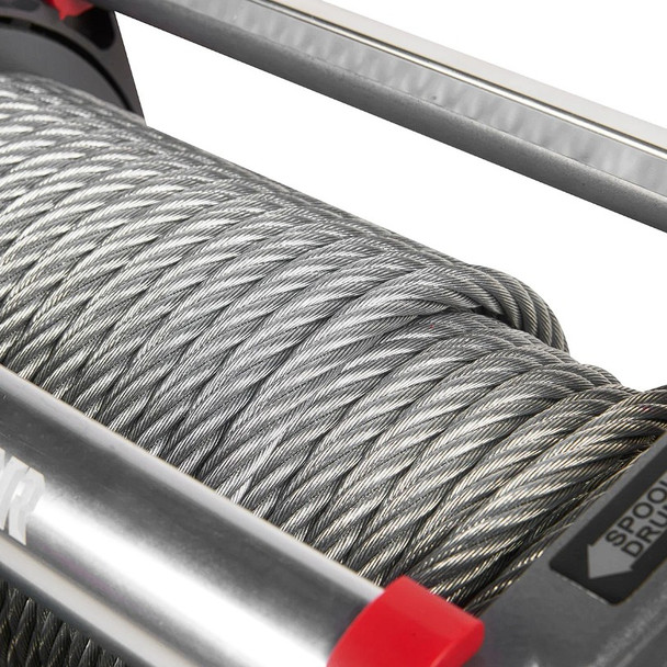 Warrior Samurai V2 9500lb 24v Winch with Steel Rope