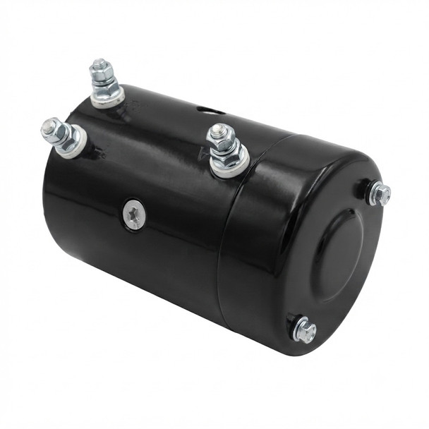 TOM12  Take-off Motor 12v w/ Circlip Groove Recovery and Winch - Side View