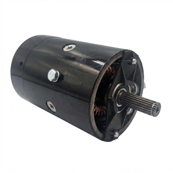 TOM12  Take-off Motor 12v w/ Circlip Groove Recovery and Winch - Left View