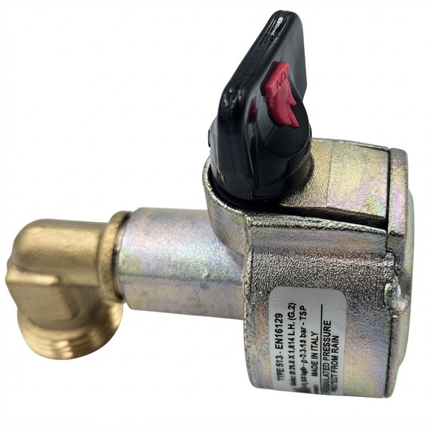 G01-1673-S Gaslow 27mm Clip-On 90 Degree Adaptor Recovery and Winch - Side View