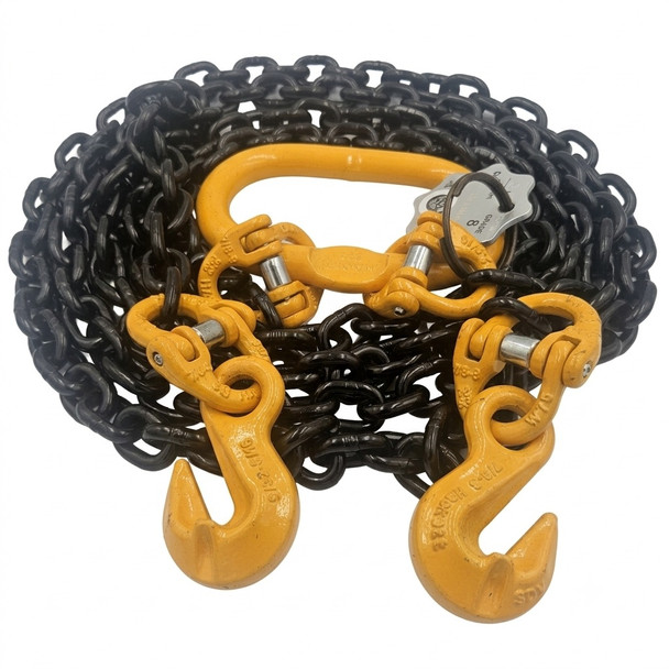 RE048 2 Leg "Roll Over" Chain Assembly Recovery and Winch
