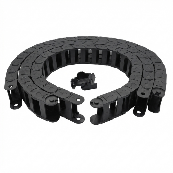 CFX7235-3M Tracking Chain 72mm x 35mm x 3m inc Brackets Recovery and Winch - Top View