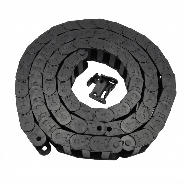 CFX7235-3M Tracking Chain 72mm x 35mm x 3m inc Brackets Recovery and Winch - Top View