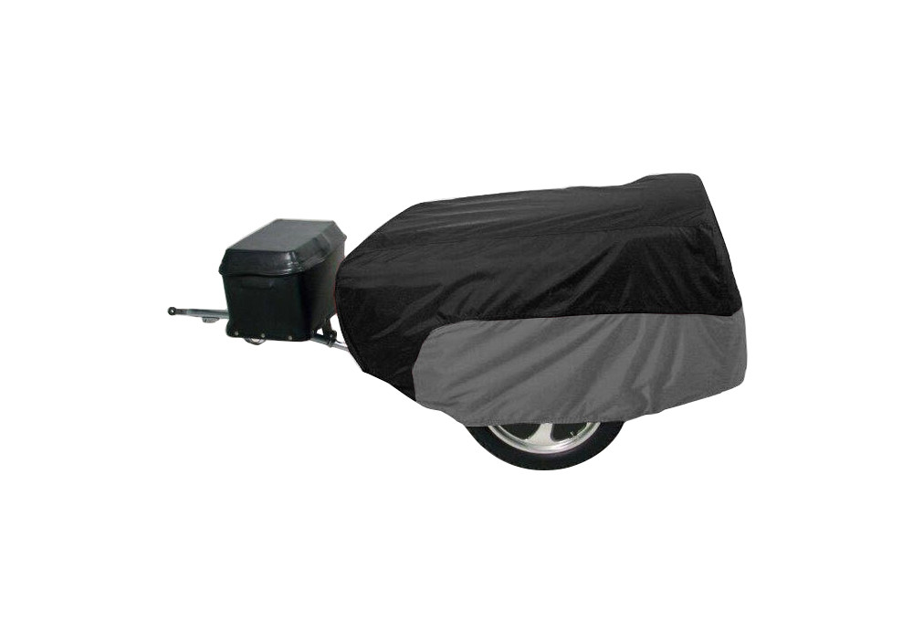 Black/Gray Motorcycle Trailer Cover The USA Trailer Store
