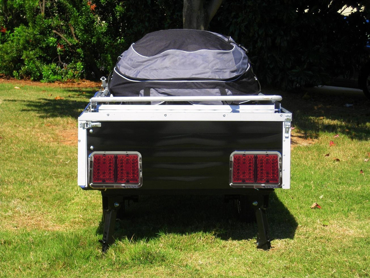 Solace motorcycle shop camper trailer