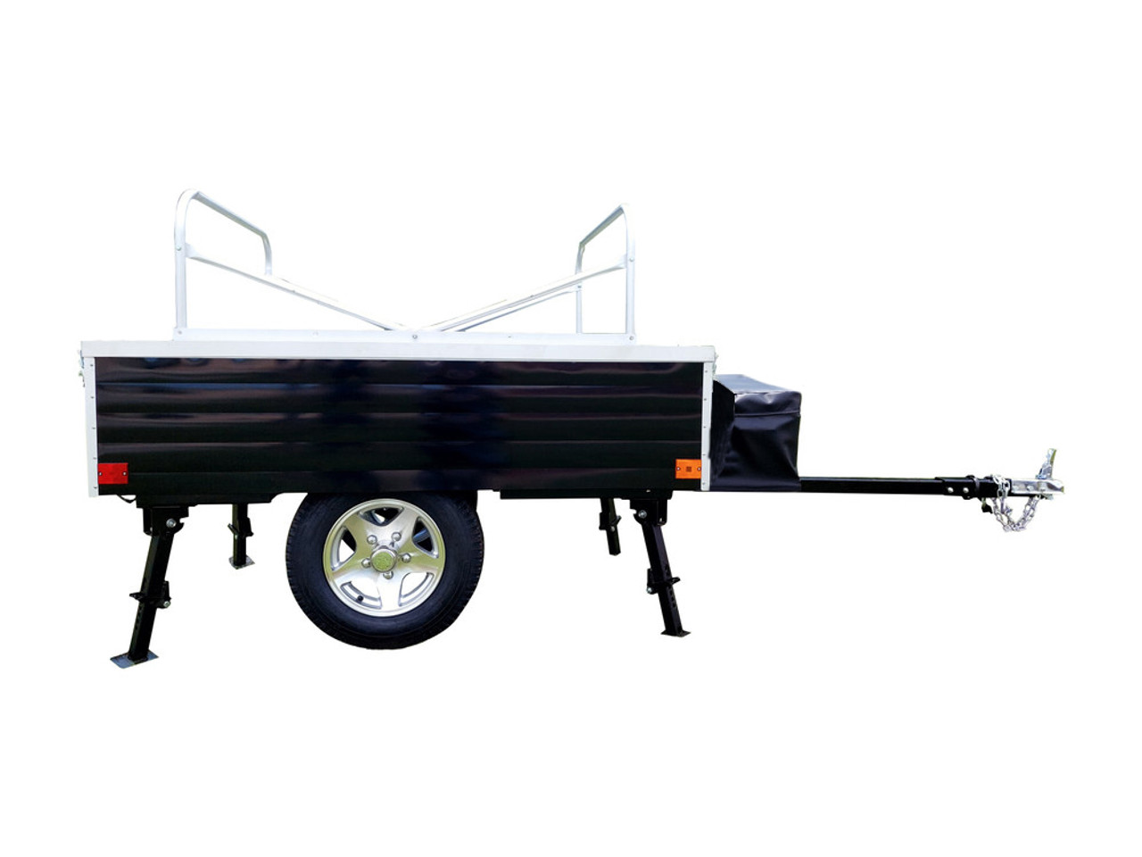 Solace motorcycle shop camper trailer