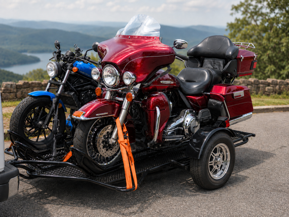 Dual Motorcycle Trailer vs. 3-Rail Motorcycle Trailer: Why 3 Rails May Give Riders More Options
