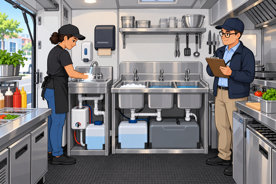 Food Truck Hand Sink Requirements: What Health Inspectors Actually Check