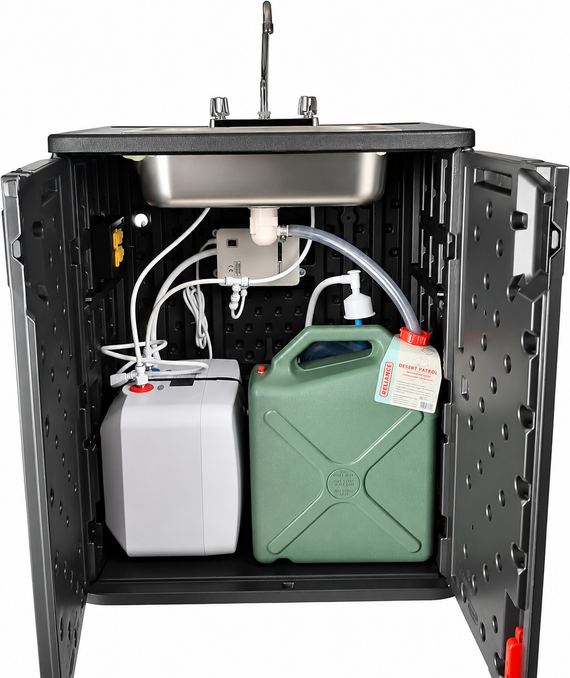 How to Set Up a Portable Hand Washing Station Without Permanent Plumbing