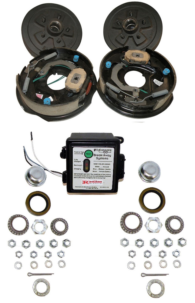 Car Tow Dolly Electric Brake Kit - Premier & Tow MAX Car Tow Dolly Electric Brake Kit - Premier & Tow MAX