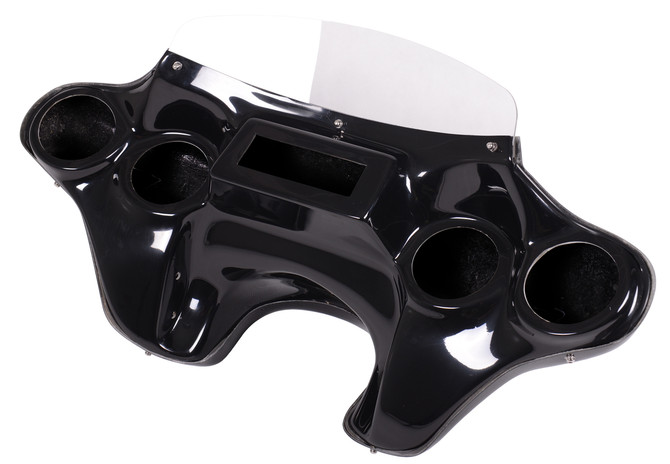 Yamaha V Star 1300 Fairing 4x5 speaker inside angled 1