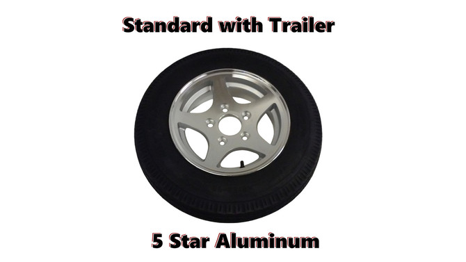 Lumina Diamond XL Motorcycle Trailer Wheel