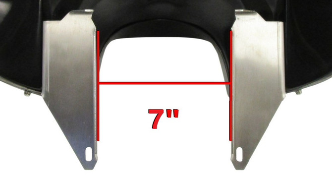 Suzuki Boulevard C90 Fairing bracket width