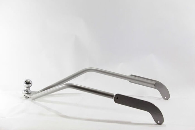 Honda ST1300 Motorcycle Trailer Hitch left angled view 