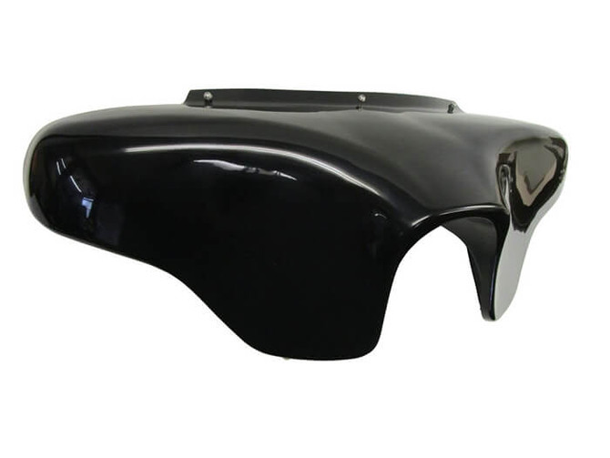 Dyna Super Glide Custom Batwing Fairings Outside Angled View