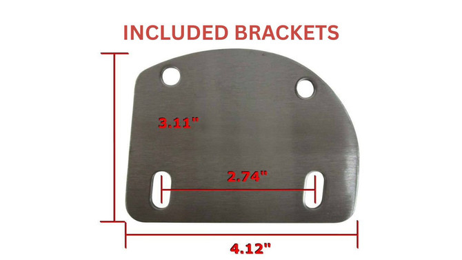 Batwing Fairing Mounting Bracket Dimensions for Harley Dyna Super Glide Custom