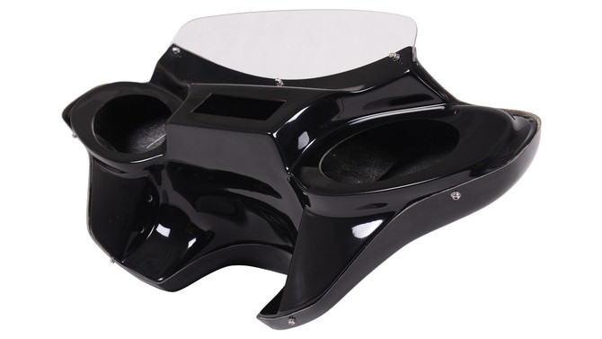 Suzuki Vulcan 1500 Classic Batwing Fairing inside angled view 