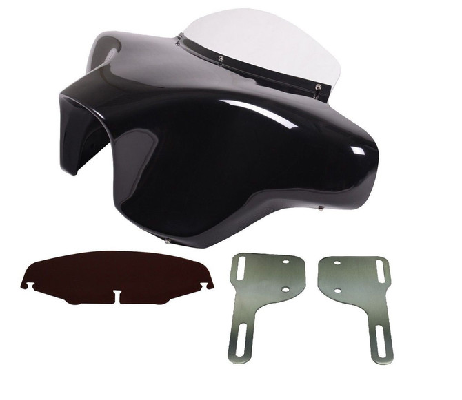 Vulcan 900 Classic and VN900 LT Motorcycle Batwing outside angled view  with  parts 