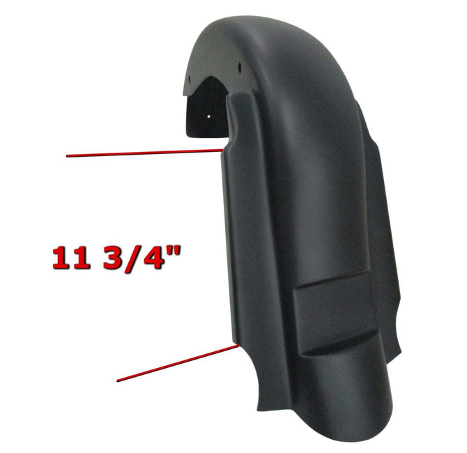 4" Inch Stretched Extended Saddlebags And Rear Fender Measurment