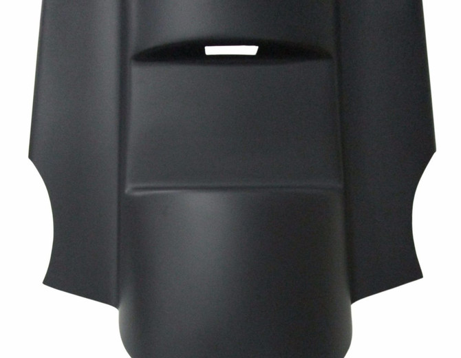 4" Inch Stretched Extended Saddlebags And Rear Fender bottom view 