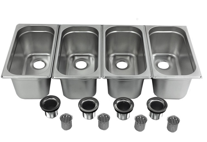  Concession Sink 4 Compartment Portable Food Truck Trailer 4 Small