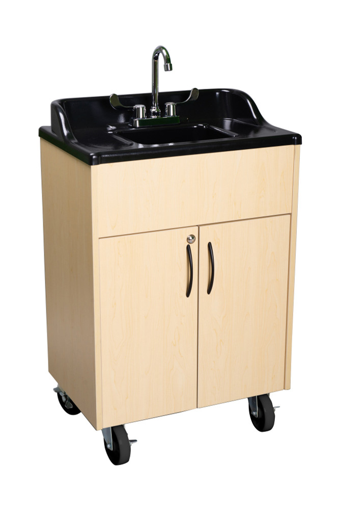 Maple Cabinet with Black Top Side angled