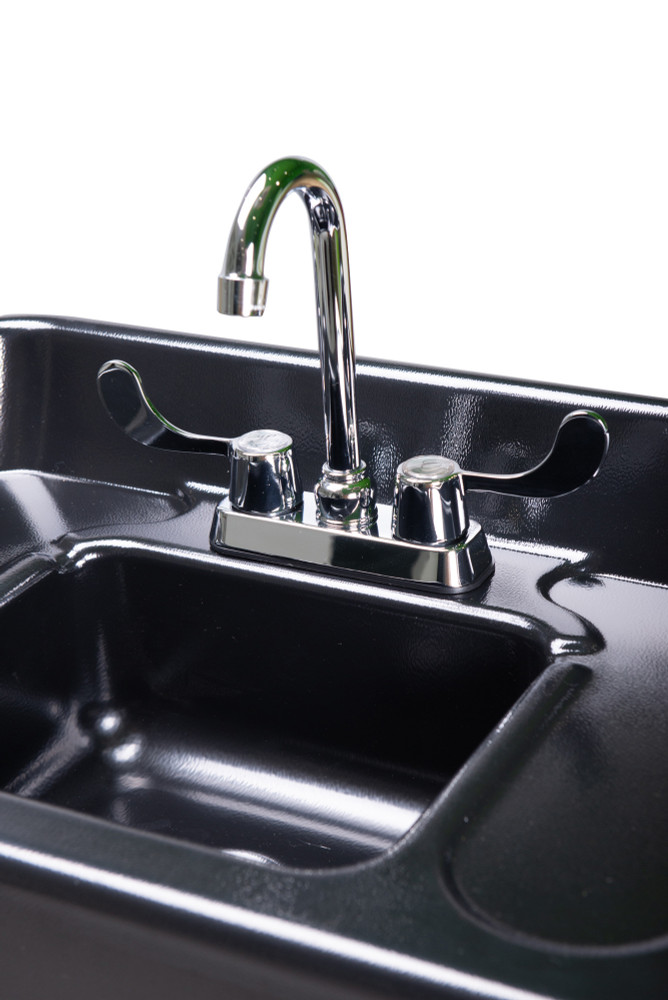  Maple Cabinet with back view Top Faucet 