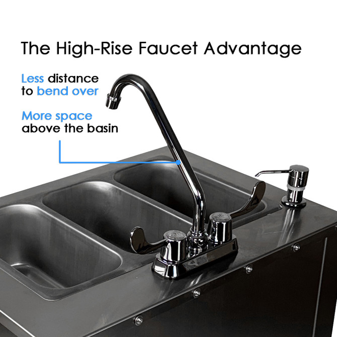 Pinnacle Stainless Steel Warewashing Station top View