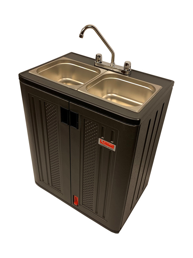 Portable Dual Sink For Washing Hands -Portable Sink With Hot And Cold Water With Water Tank