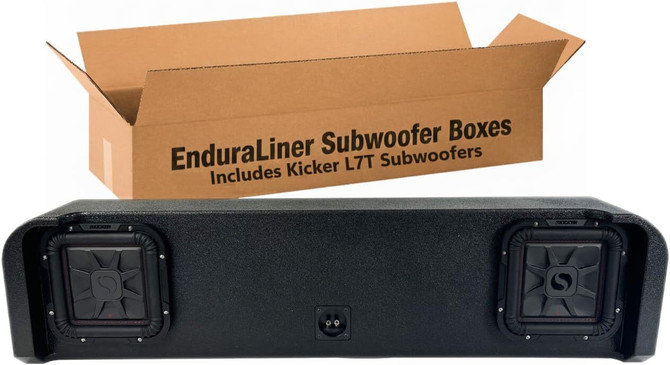 Custom Fit Enduraliner Subwoofer Box with package 