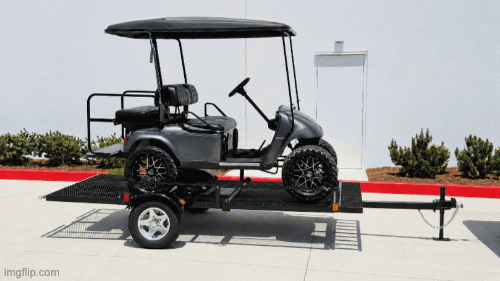The Compact Caddy™ Folding Golf Cart & Utility Trailer