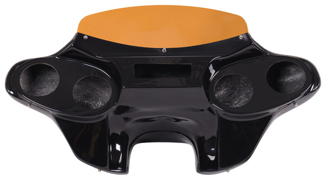 Harley Road King Fairing 4x5.25 speaker inside tinted