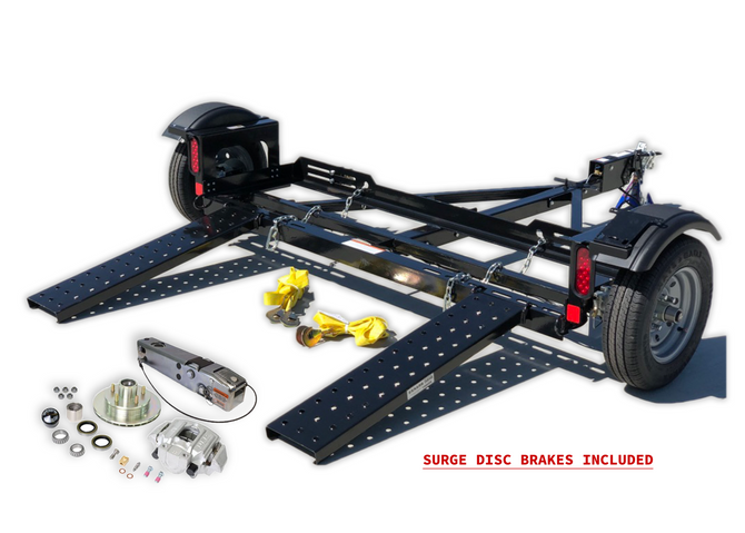 EZ Haul Car Tow Dolly with Hydraulic Brakes