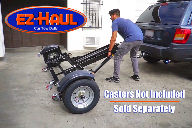 EZ Haul Car Tow Dolly with Hydraulic Brakes