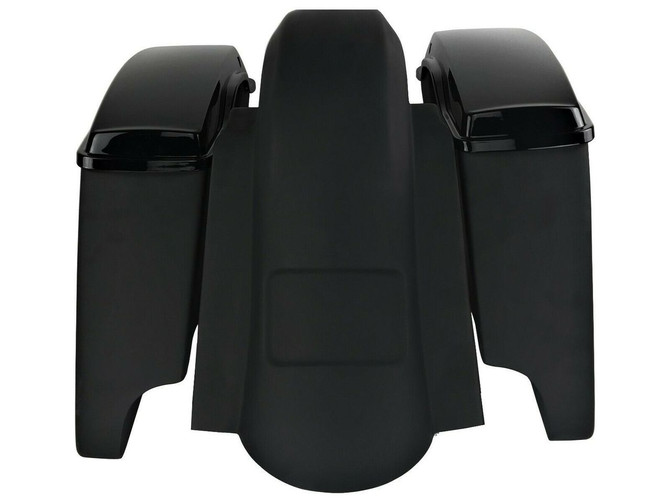 2014+ Extended Saddlebags / Lids & Fender â€“ WITHOUT Fender Cutouts