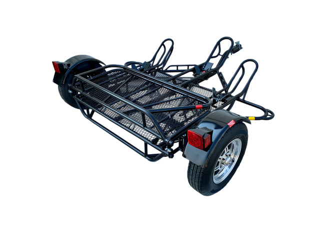  Freestyle Motorcycle Trailer Side Angled View