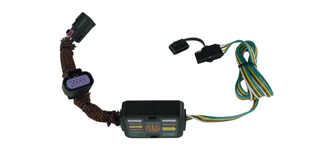Plug & Play Trailer Wiring Harness Side angled view