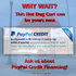 Pay Pal Credit Card