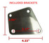  Yamaha V Star 1300 bracket dimensions