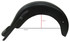 Side profile of the curved fiberglass fender with red dimension lines indicating a height of 11 inches and a total length of 30 inches.