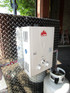 Water heater upgrade for Cash Calf Hot Dog Cart