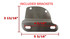 Harley Davidson Dyna Wide Glide Batwing Fairing Brackets