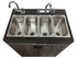 Mobile Concession Sink Portable Food Truck Trailer 4 Compartment Hand Wash Hot 35-0090