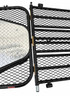 Alpha Sport Stand-Up Motorcycle Trailer with steel frame and ramp for easy transport and storage.