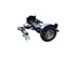 Premium Stow and Go Folding Car Tow Dolly Side View